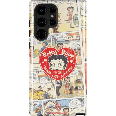 Betty Boop Comic Strip Galaxy Cases