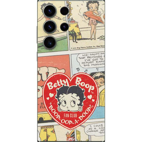 Betty Boop Comic Strip Galaxy S24 Ultra Skin