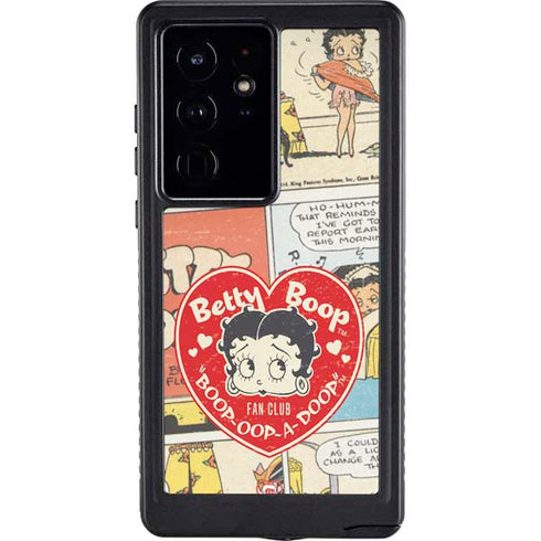 Betty Boop Comic Strip Galaxy S24 Ultra Waterproof Case