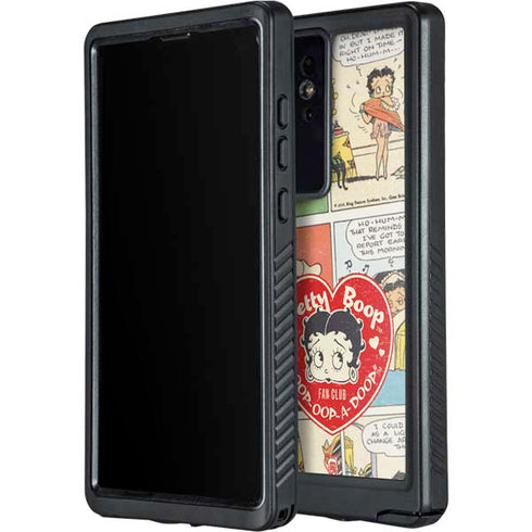 Betty Boop Comic Strip Galaxy S24 Ultra Waterproof Case