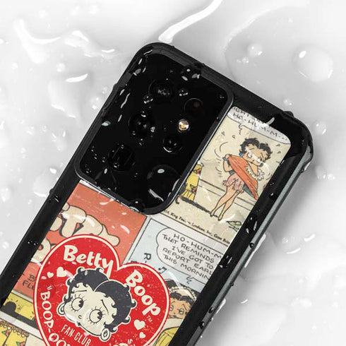 Betty Boop Comic Strip Galaxy S24 Ultra Waterproof Case