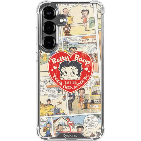 Betty Boop Comic Strip Galaxy S26 Clear Case