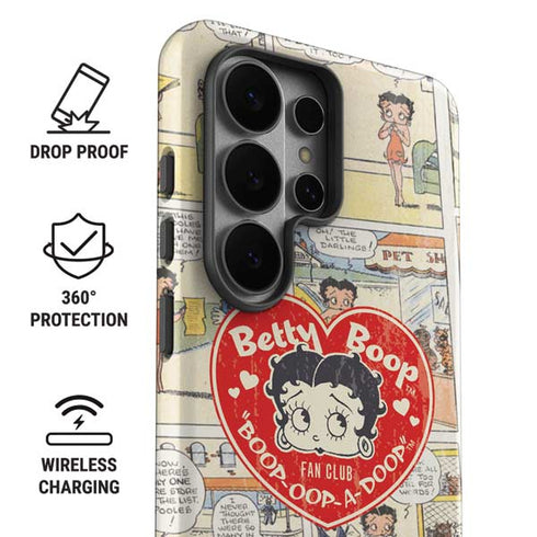 Betty Boop Comic Strip Galaxy S26 Ultra Impact Case