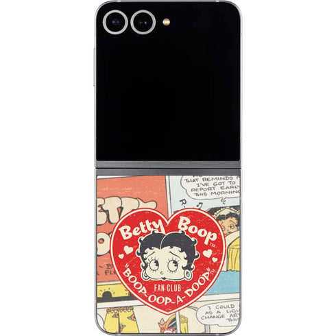 Betty Boop Comic Strip Galaxy Z Flip6 Skin