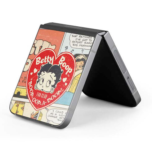 Betty Boop Comic Strip Galaxy Z Flip6 Skin