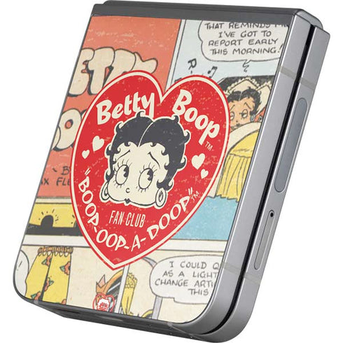 Betty Boop Comic Strip Galaxy Z Flip6 Skin