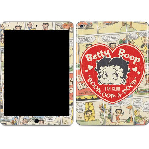 Betty Boop Comic Strip iPad Skins