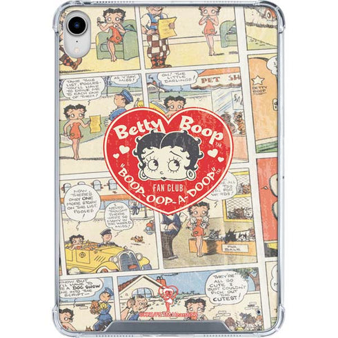 Betty Boop Comic Strip iPad 11th Gen (2025) Clear Case
