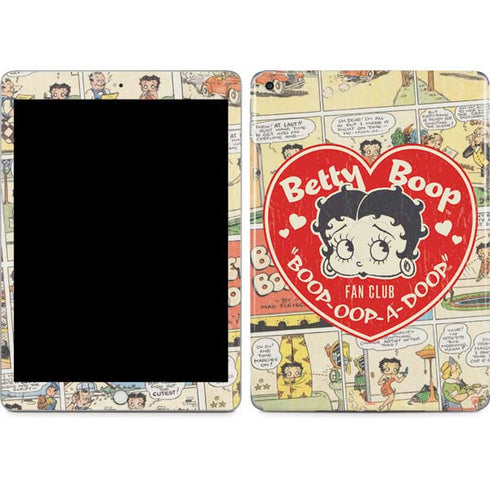 Betty Boop Comic Strip Apple iPad Skin