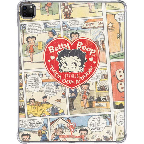 Betty Boop Comic Strip iPad Pro 11in (2024) Clear Case
