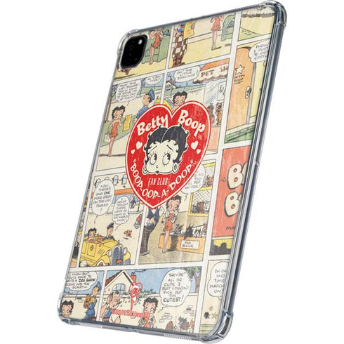 Betty Boop Comic Strip iPad Pro 11in (2024) Clear Case