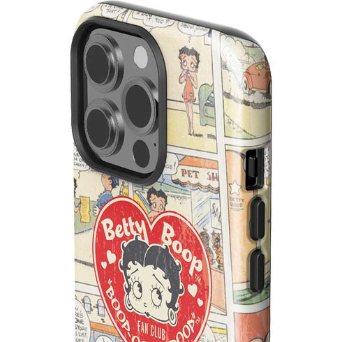 Betty Boop Comic Strip iPhone 15 Pro Impact Case