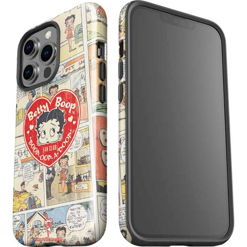 Betty Boop Comic Strip iPhone 15 Pro Impact Case