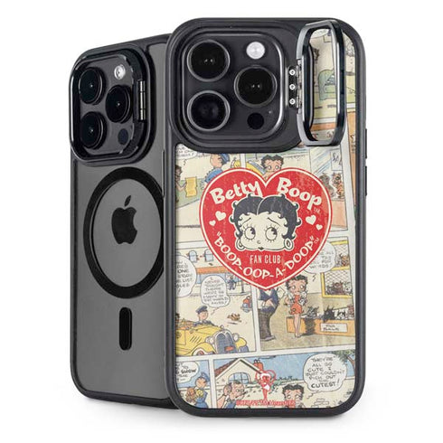 Betty Boop Comic Strip iPhone 15 Pro Max Kickstand Case