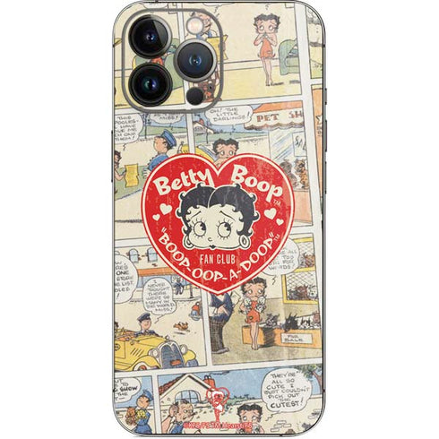 Betty Boop Comic Strip iPhone 15 Pro Max Skin