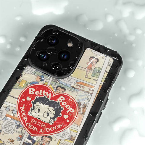 Betty Boop Comic Strip iPhone 15 Pro Waterproof Case