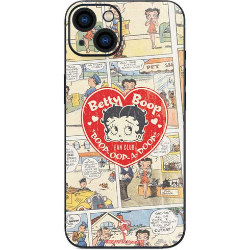 Betty Boop Comic Strip iPhone 15 Skin