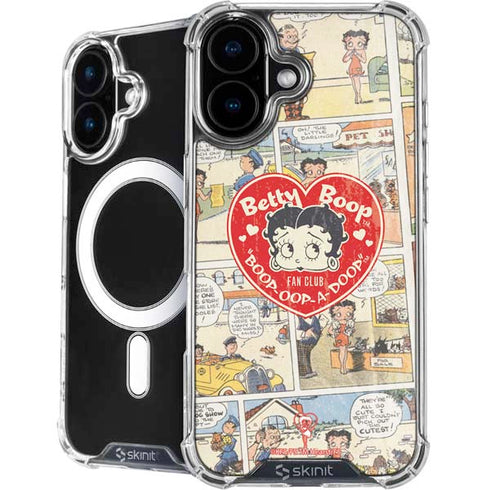 Betty Boop Comic Strip iPhone 16 MagSafe Case