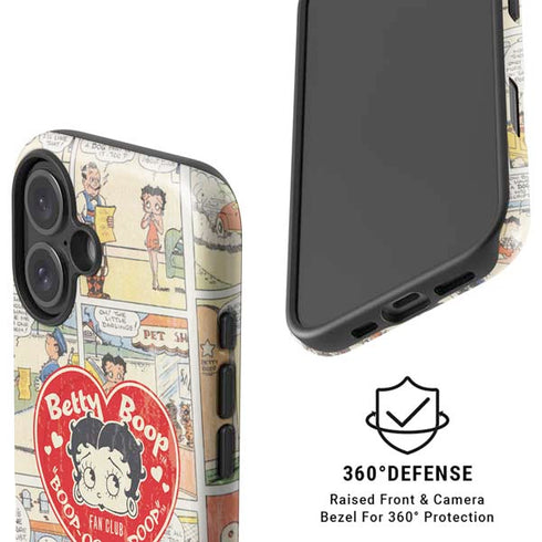 Betty Boop Comic Strip iPhone 16 Plus Magsafe Impact Case