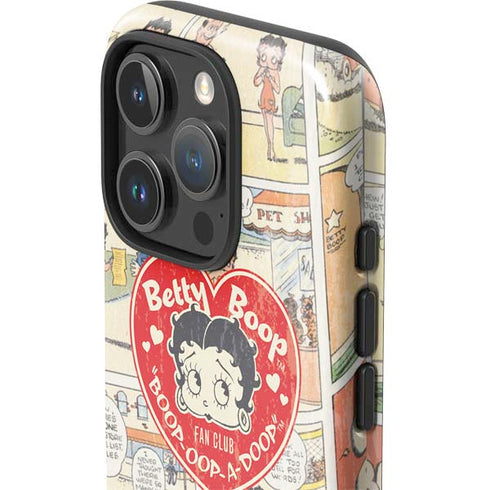 Betty Boop Comic Strip iPhone 16 Pro Max Impact Case