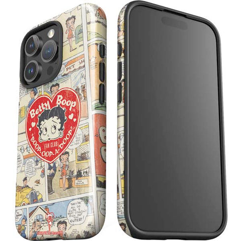 Betty Boop Comic Strip iPhone 16 Pro Max Impact Case