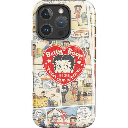 Betty Boop Comic Strip iPhone 16 Pro Max Magsafe Impact Case