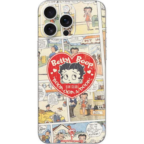 Betty Boop Comic Strip iPhone 16 Pro Max Skin