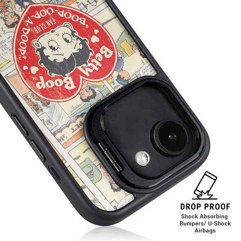 Betty Boop Comic Strip iPhone 16e Kickstand Case