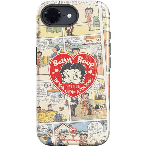 Betty Boop Comic Strip iPhone 16e Impact Case