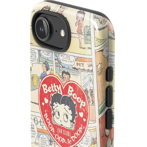 Betty Boop Comic Strip iPhone 16e Impact Case
