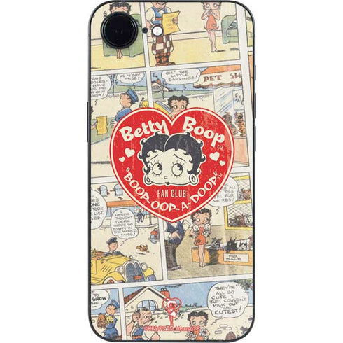 Betty Boop Comic Strip iPhone 16e Skin