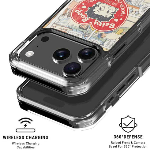 Betty Boop Comic Strip iPhone 18 Pro Clear Case
