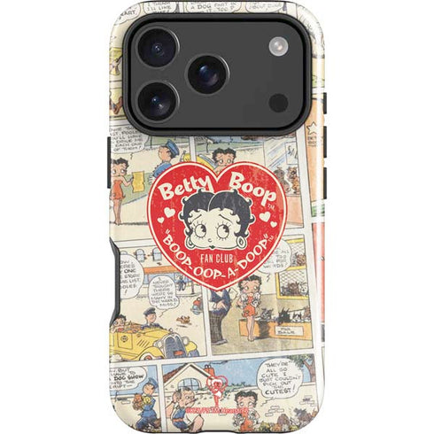 Betty Boop Comic Strip iPhone 18 Pro Impact Case