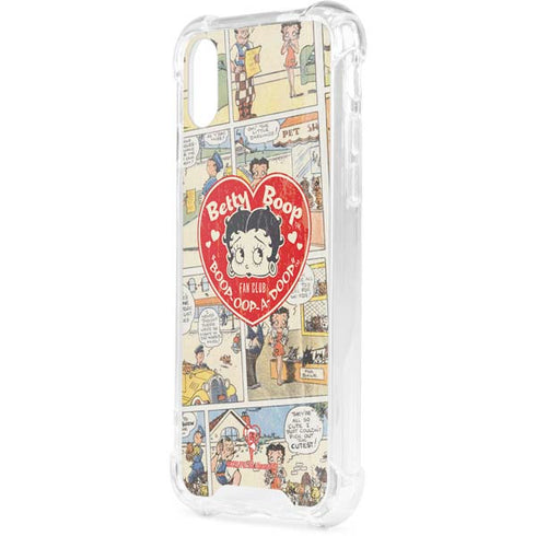 Betty Boop Comic Strip iPhone XS Clear Case