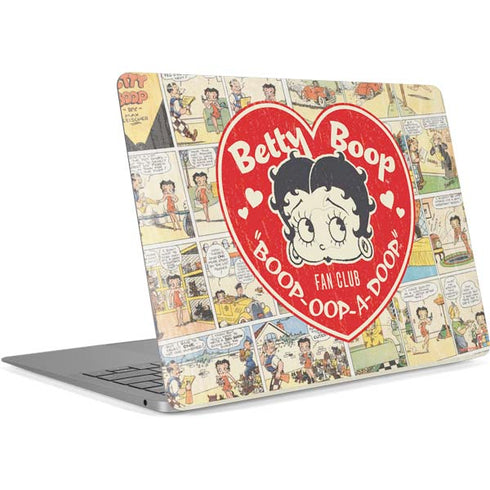 Betty Boop Comic Strip Apple MacBook Air Skin