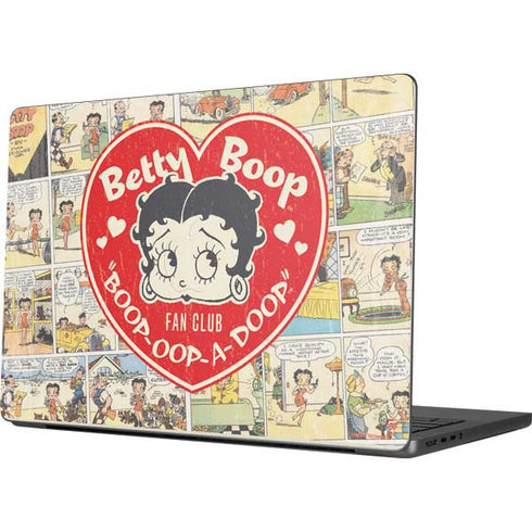 Betty Boop Comic Strip Apple MacBook Pro 14-inch Skin