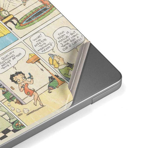 Betty Boop Comic Strip Apple MacBook Pro 14-inch Skin