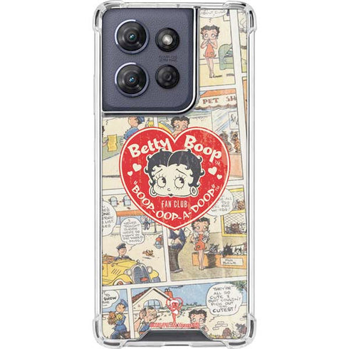 Betty Boop Comic Strip Moto G 5G (2025) Clear Case