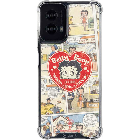 Betty Boop Comic Strip Moto G Power 5G (2024) Clear Case