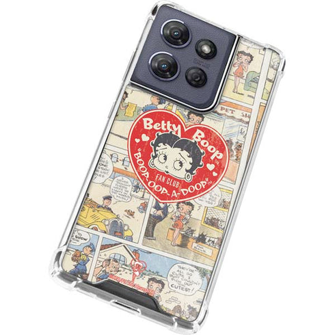 Betty Boop Comic Strip Moto G Power 5G (2025) Clear Case