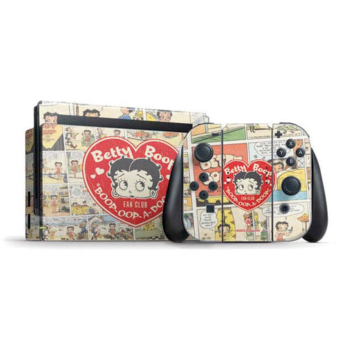 Betty Boop Comic Strip Nintendo Skins