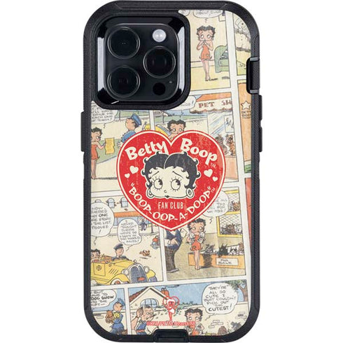 Betty Boop Comic Strip Otterbox Defender iPhone Skin