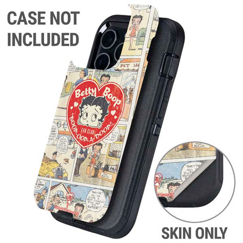 Betty Boop Comic Strip Otterbox Defender iPhone Skin