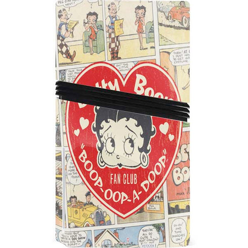 Betty Boop Comic Strip PS5 Pro Disk Console Skin