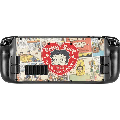 Betty Boop Comic Strip Steam Deck Handheld Gaming Computer OLED Skin
