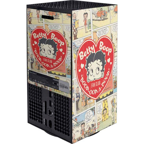Betty Boop Comic Strip Xbox Series X Bundle Skin
