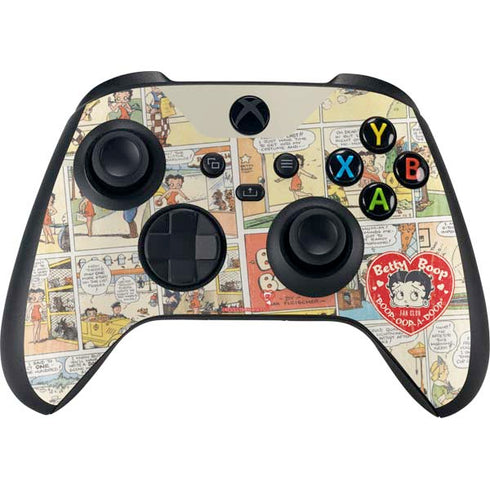 Betty Boop Comic Strip Xbox Series X Bundle Skin