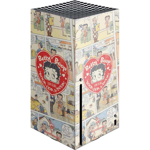 Betty Boop Comic Strip Xbox Series X Skins