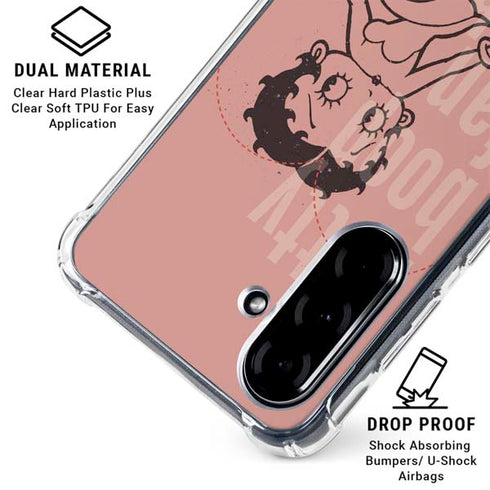 Betty Boop Fan Club Galaxy A36 5G Clear Case
