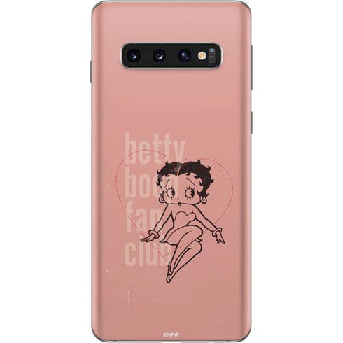 Betty Boop Fan Club Galaxy S10 Skin